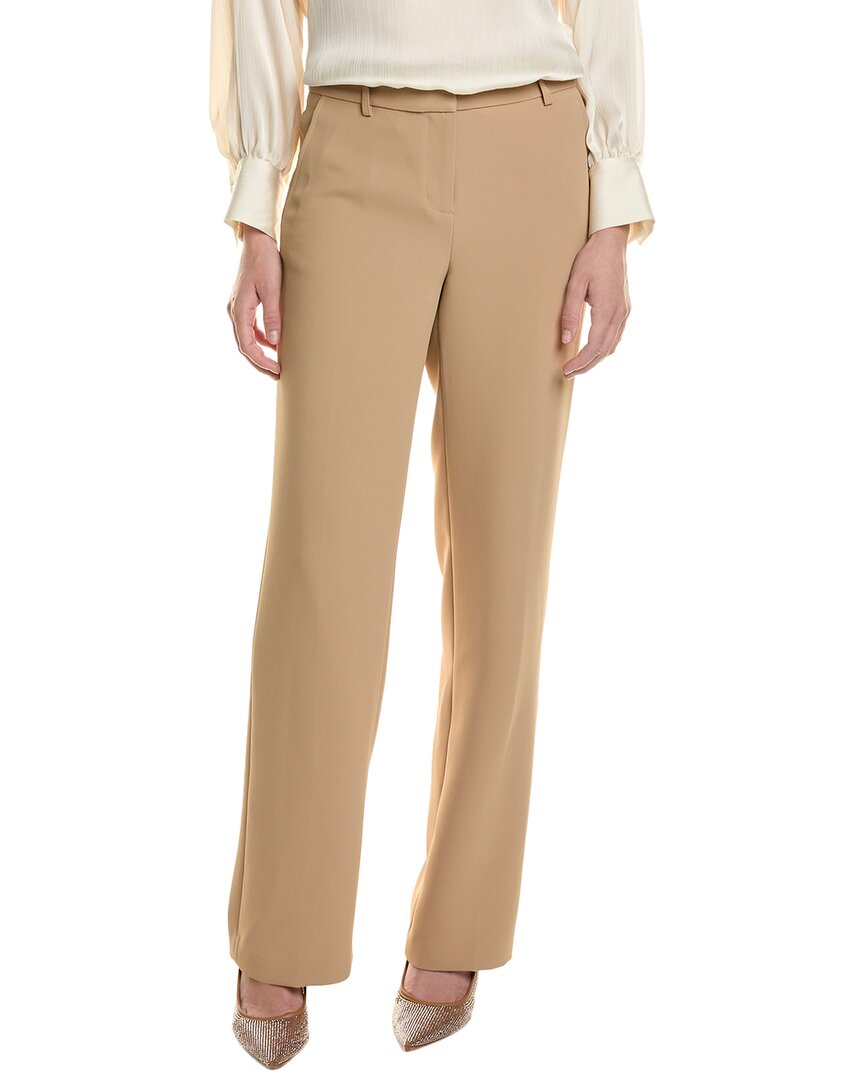 Anne Klein womens Grace Trouser, 4, Brown